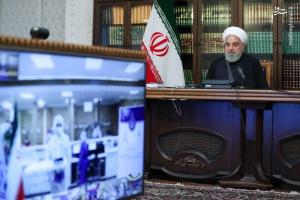 عکس/ قدردانی ویدئو کنفرانسی رئیس جمهور