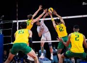 عکس/ شکست عجیب والیبال ایران مقابل استرالیا