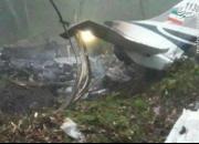 نخستین تصاویر سقوط هواپیمای آموزشی نیروی انتظامی