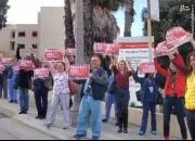 فیلم/ اعتراض کرونایی پرستاران سان‌فرانسیسکو