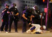 بالا گرفتن آتش خشم معترضین آمریکایی+ عکس