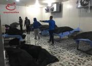 نخستین تصویر منتشره از پیکرهای مطهر شهدای جنایت آمریکا