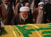 خاکسپاری فرمانده شهید حزب‌الله در «جبشیت» +عکس