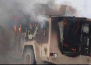 فیلم/ حمله به کاروان لجستیک آمریکایی در عراق