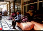 عکس/ بازار فرش مشهد در روزهای کرونایی