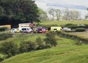 کشته شدن ۲ نفر بر اثر سقوط بالگرد در انگلیس