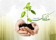 اهدا نهال به قرآن‌آموزان مؤسسه بین‌الحرمین شاهرود جهت ترویج فرهنگ درختکاری