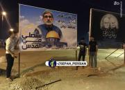 عکس/ نصب پوستر سردار قاآنی در عراق