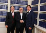 عکس/ دیدار ظریف با رئیس مجلس سوئد
