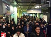 فیلم/ شعار مرگ بر آمریکا در ایستگاه مترو مشهد