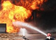 یک مجتمع تجاری در کاظمین عراق آتش گرفت