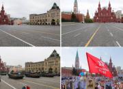 عکس/ تفاوت رژه امسال و سال گذشته در مسکو
