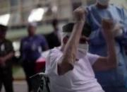 فیلم/ بهبود بیمار ۹۹ ساله برزیلی مبتلا به کرونا