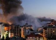 حمله جنگنده های رژیم صهیونیستی به نوار غزه +فیلم