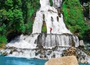 عکس/ آبشار زیبای لندی در چهارمحال و بختیاری