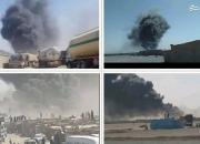 فیلم/ آتش‌سوزی مخازن سوخت در گمرک افغانستان