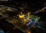 تصاویر هوایی جشن میلاد حضرت علی(ع) در نجف