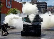 عکس/ نبرد در خیابان‌های سانتیاگو