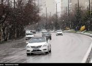فیلم/ بارش برف صبح بهاری در تهران