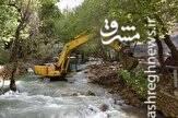 فیلم/ آزادسازی بستر رودخانه از ویلاهای غیرمجاز