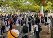 راهپیمایی حمایت از ملت مظلوم فلسطین در ژاپن برگزار شد