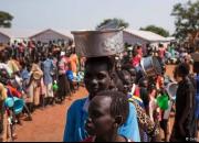 فیلم/ صف‌های طولانی در آ‏فریقا برای دریافت غذا