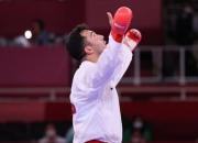 سجاد گنج‌زاده مصدوم و طلایی شد/عجیب ترین طلای تاریخ ایران با حرکت غیر ورزشی کاراته‌کای سعودی