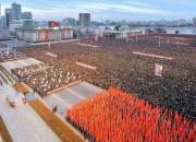 راهپیمایی بزرگ ضد آمریکایی مردم کره شمالی +عکس