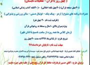 اجرای طرح قرآنی «چهل چهل 4040» در میمند فارس