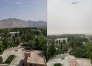 عکس/ کرمانشاه قبل و بعد از ظوفان