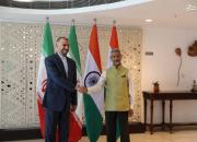 عکس/ دیدار وزرای امور خارجه ایران و هند
