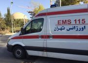 ثبت صحنه ای جالب از یک آمبولانس در تهران+ فیلم