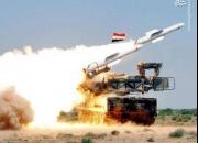مقابله پدافند هوایی ارتش سوریه با اهداف متخاصم