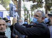 عکس/ مراسم زنگ دانش‌آموز شهید با حضور زاکانی