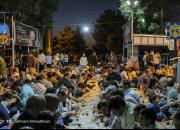 گزارش تصویری | ضیافت رمضان در گلزار شهدا