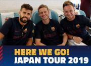 سفر بازیکنان بارسلونا به توکیو