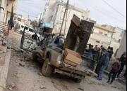 انفجار خودروی شبه نظامیان وابسته به ترکیه در شمال سوریه