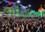 ویژه‌برنامه‌ میلاد امام رضا(ع) با حضور خادمان حرم رضوی در کربلا