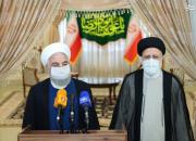 فیلم/ روحانی: من و وزرا در خدمت آقای رئیسی هستیم