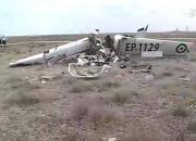 عکس/ سقوط هواپیمای آموزشی در اطراف فرودگاه اراک