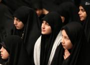 عکس/ دختران شهدای مقاومت در حسینیه امام خمینی(ره)