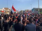 فیلم/ شعارهای مردم عراق علیه آمریکا و رژیم صهیونیستی
