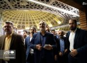 عکس/ افتتاح ایستگاه مترو شهدای ۱۷ شهریور با حضور زاکانی