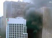 فیلم/ آتش سوزی در محله منهتن نیویورک