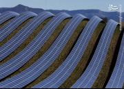 تصاویر هوایی از مزرعه برق خورشیدی چین