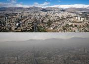 فیلم/ تفاوت هوای پاک و آلوده‌ تهران در ۱۵ ثانیه