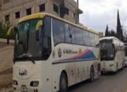 ورود ۱۰ دستگاه اتوبوس به حومه قنیطره برای انتقال تروریست‌های مسلح 