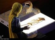فیلم/ نقاشی با شن فاطمه عبادی از پیاده‌روی اربعین