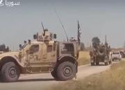 فیلم/ مقابله ارتش سوریه برابر کاروان نظامی آمریکا