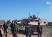 مردم و ارتش سوریه راه کاروان نظامی آمریکا را سد کردند +فیلم